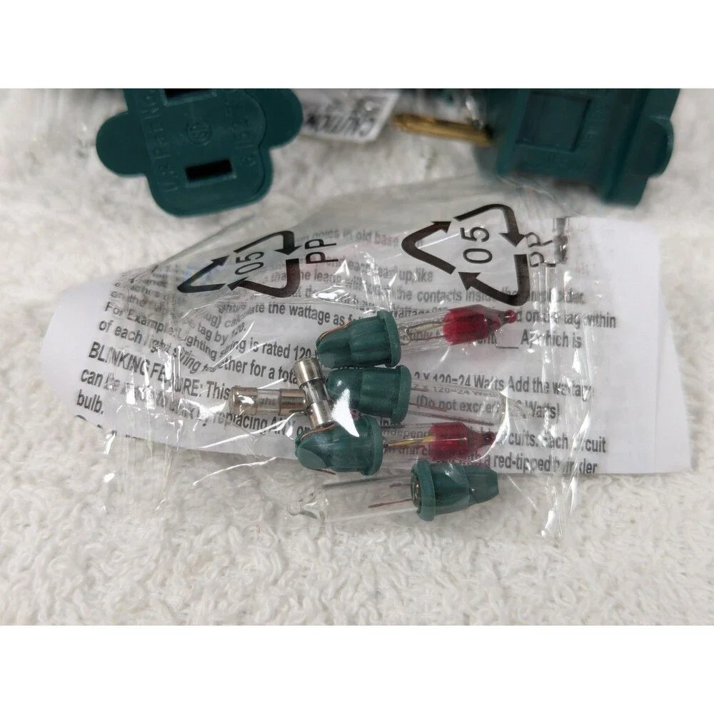 Christmas - Merry Brite - 70 Count - Mini Lights - Clear Bulb/Green Wire -2 Pack
